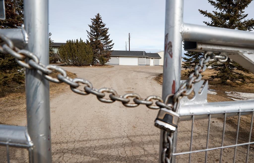 The trial for a man accused of kidnapping and sexually assaulting seven women east of Calgary will continue as he was again found fit to stand trial by an Alberta judge Friday. A rural property is seen Langdon, Alta., Monday, April 10, 2023.