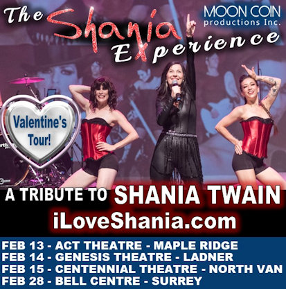 SHANIA TRIBUTE – “The Shania Experience” Valentine’s Tour! - image