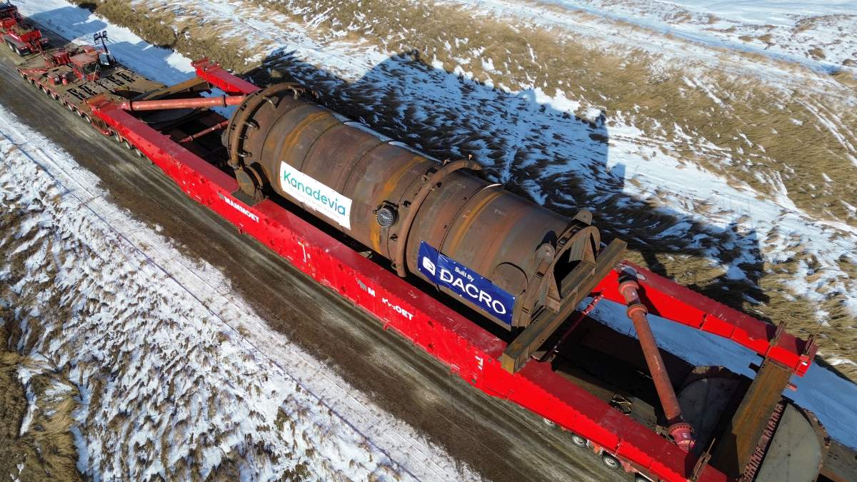 Drivers in the Edmonton area may have noticed a massive load being transported on roads in the capital region this weekend as crews moved a reactor used in the oil refining process what weighs 1.6 million kilograms.