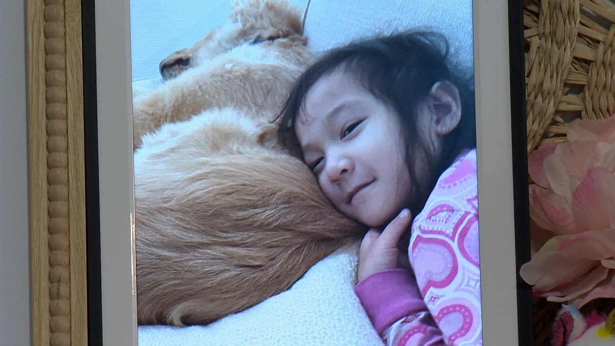 Everest Velasco-Raralio is remembered by her family as "the sweetest girl" who loved the colour pink, unicorns, flowers, her family, and expecially her dog.