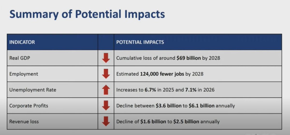 Trump tariffs could cost B.C.’s economy almost $70B in 3 years, government says - image