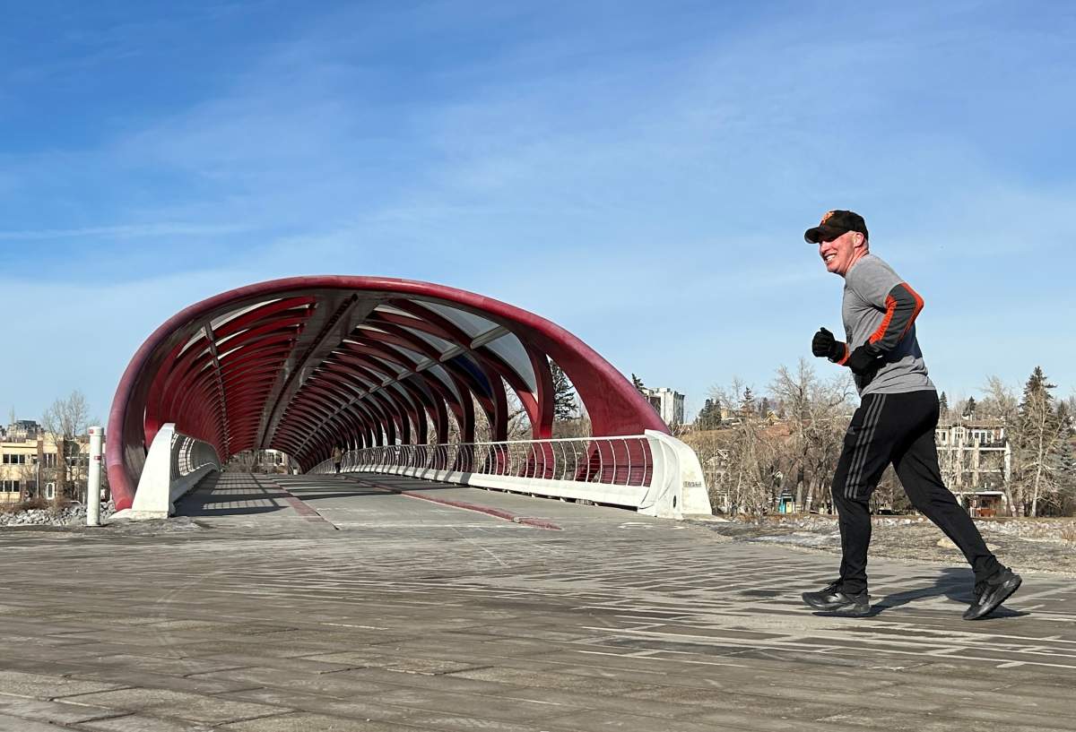 The sun shines in Calgary on Jan. 30, 2025.