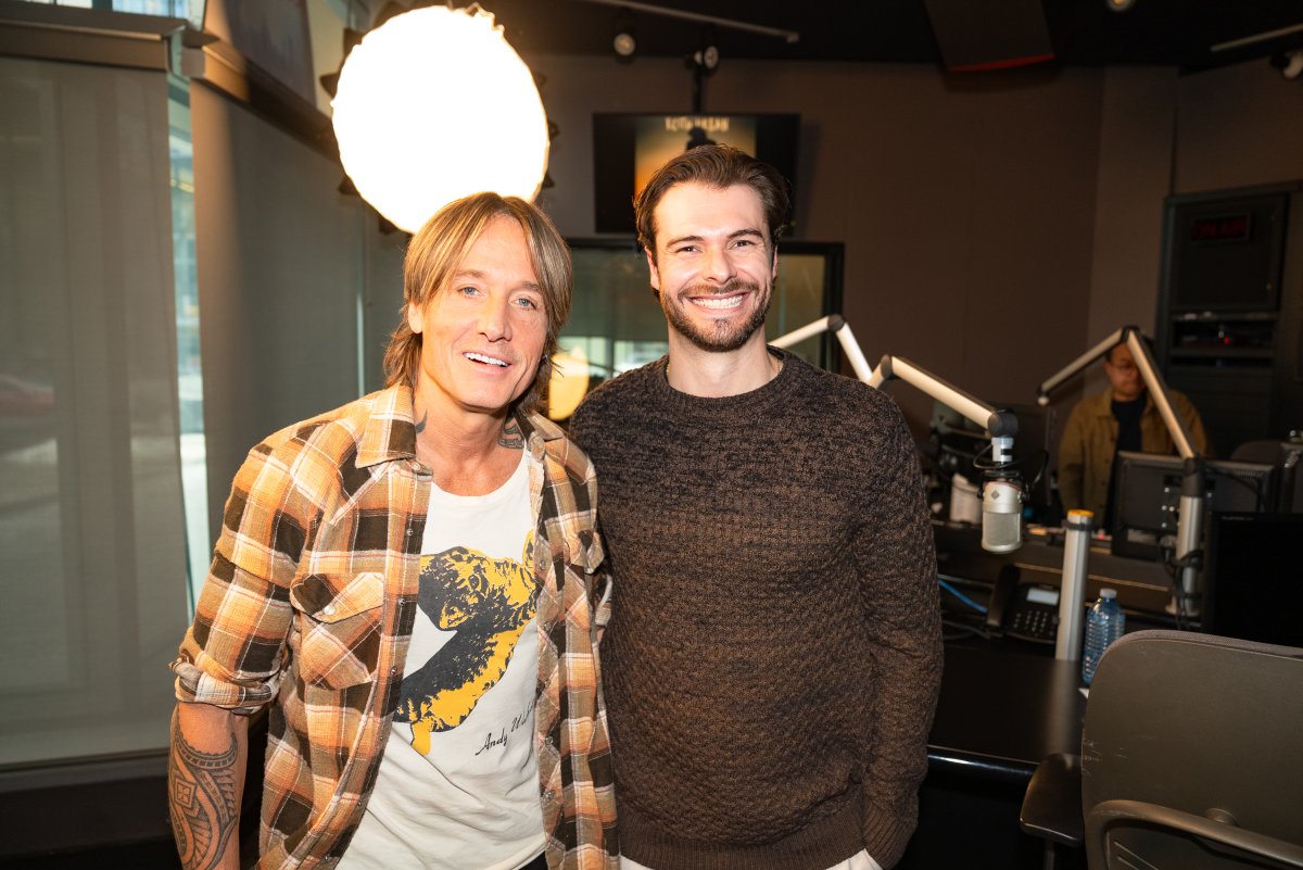 Keith Urban and Kyle Grimard from Country 104