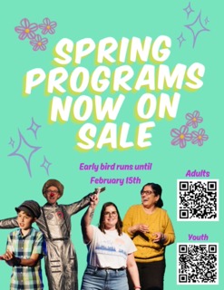 Grindstone Theatre School’s Spring Semester Now On Sale! - image