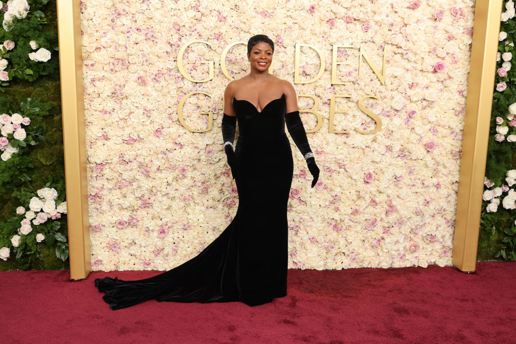 Janelle James attends the 82nd Annual Golden Globe Awards at The Beverly Hilton on January 05, 2025 in Beverly Hills, California.