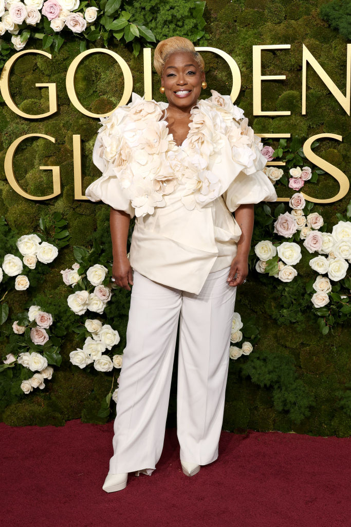 Aunjanue Ellis attends the 82nd Annual Golden Globe Awards at The Beverly Hilton on January 05, 2025 in Beverly Hills, California.