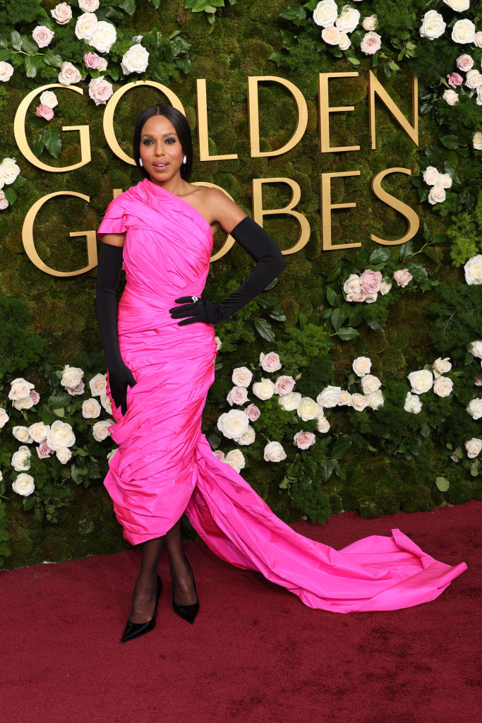 Kerry Washington attends the 82nd Annual Golden Globe Awards at The Beverly Hilton on January 05, 2025 in Beverly Hills, California.