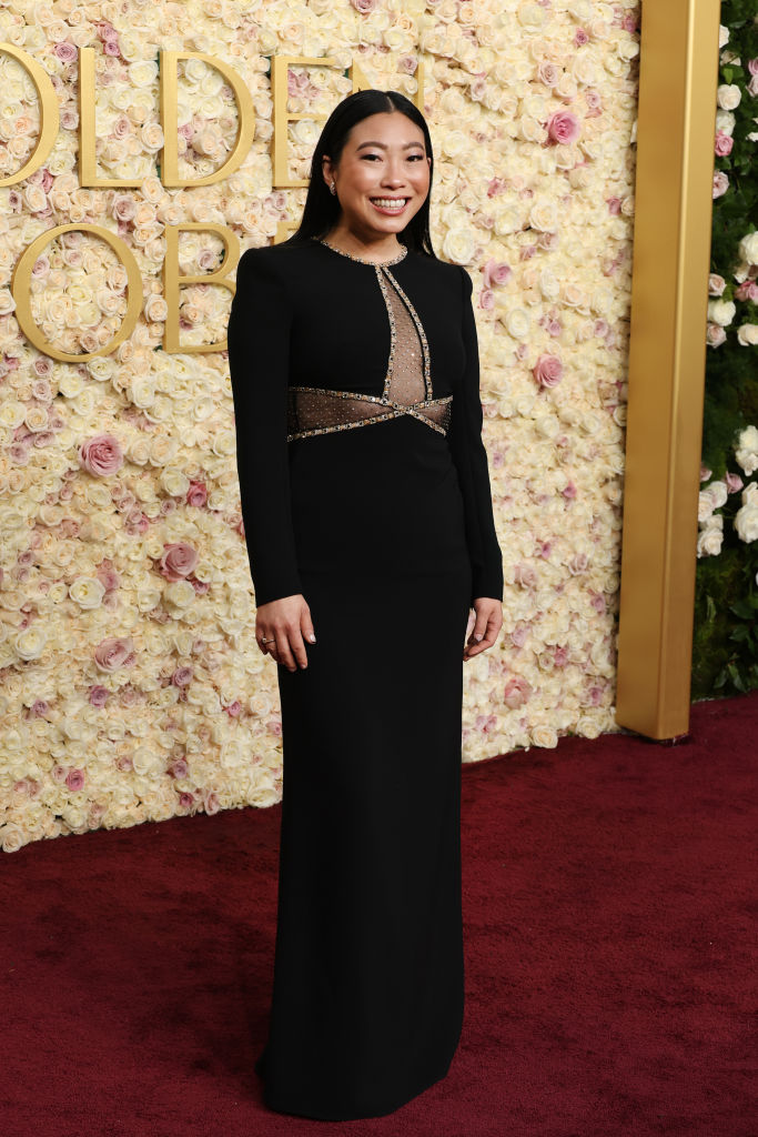 Awkwafina attends the 82nd Annual Golden Globe Awards at The Beverly Hilton on January 05, 2025 in Beverly Hills, California.