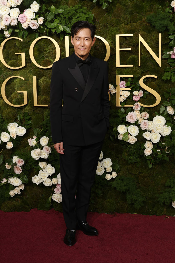 Lee Jung-jae attends the 82nd Annual Golden Globe Awards at The Beverly Hilton on January 05, 2025 in Beverly Hills, California.