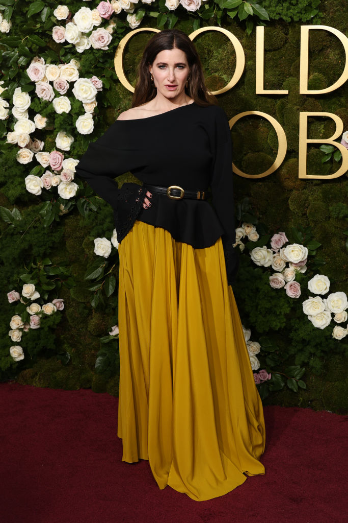 Kathryn Hahn attends the 82nd Annual Golden Globe Awards at The Beverly Hilton on January 05, 2025 in Beverly Hills, California.