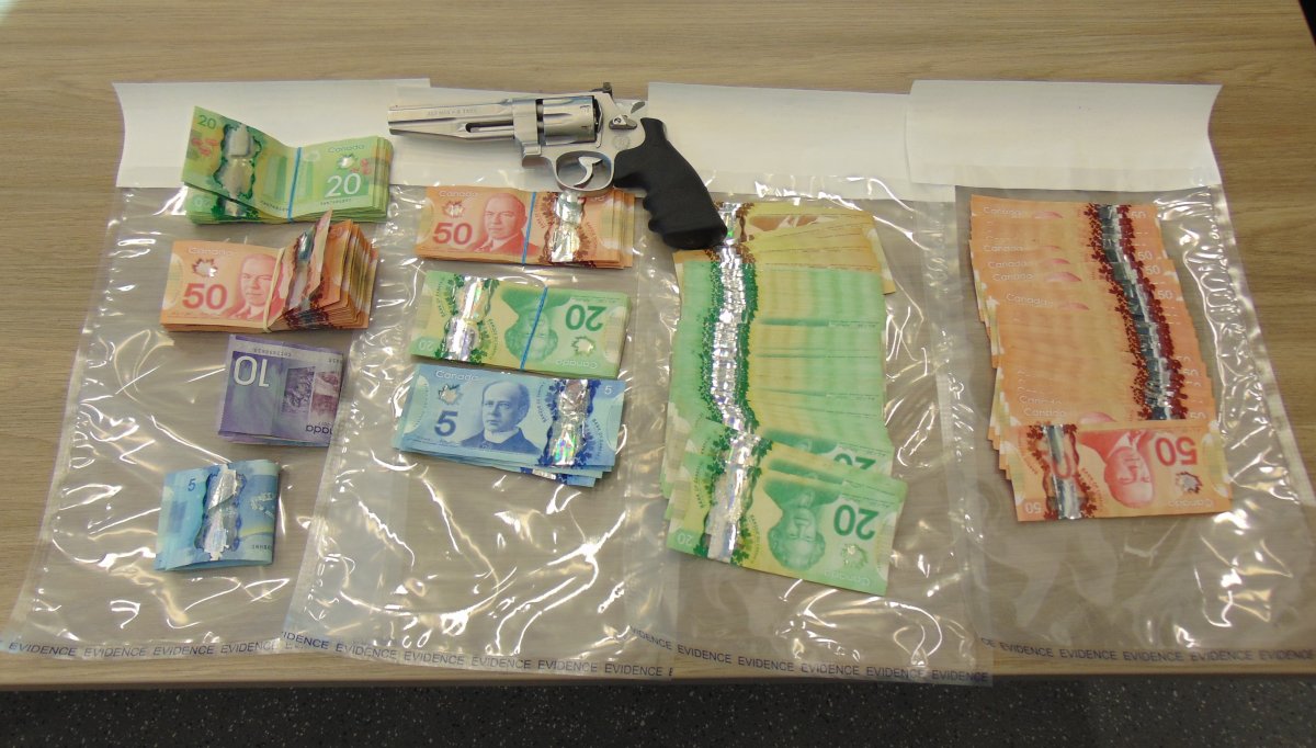 Contraband seized by Manitoba RCMP.