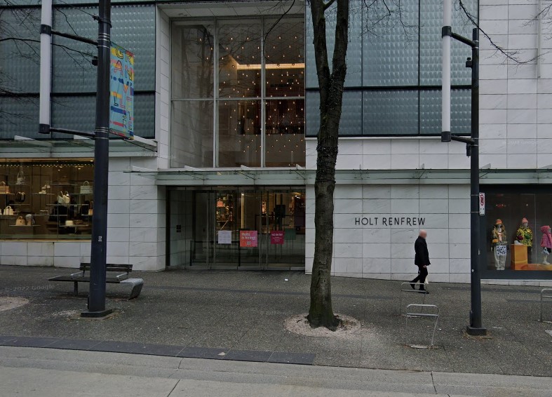 Man accused of armed robbery at B.C. Holt Renfrew has lengthy criminal record