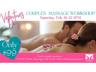 Makami College Valentine’s Day Couples Massage Workshop - image