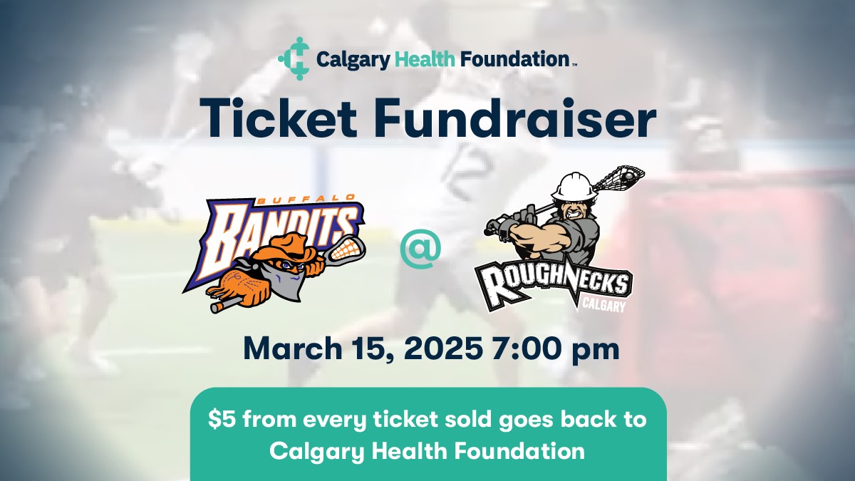 Calgary Roughnecks vs Buffalo Bandits – Calgary Health Foundation fundraiser - image