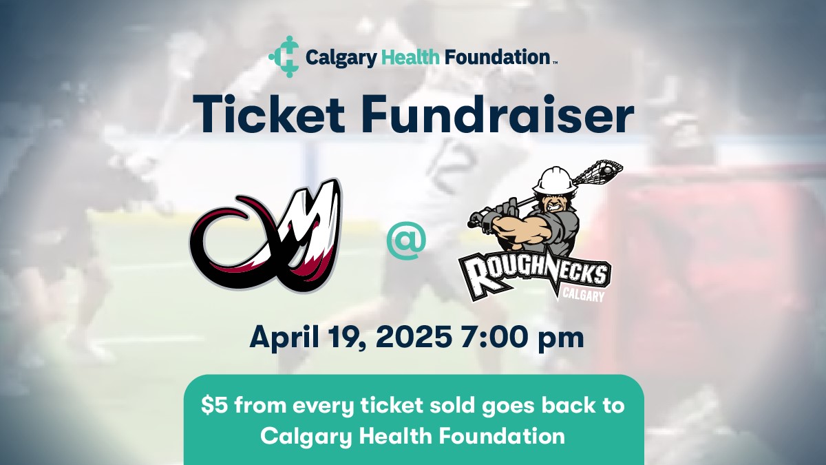 Calgary Roughnecks vs Colorado Mammoth – Calgary Health Foundation fundraiser - image