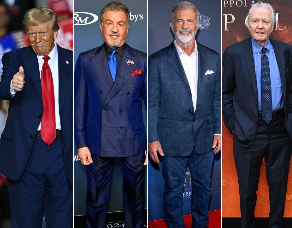 Trump names Sylvester Stallone, Mel Gibson and Jon Voight 'special ambassadors' to Hollywood.