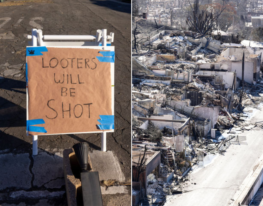 Bleak images of L.A. wildfire damage emerge as California braces for more wind