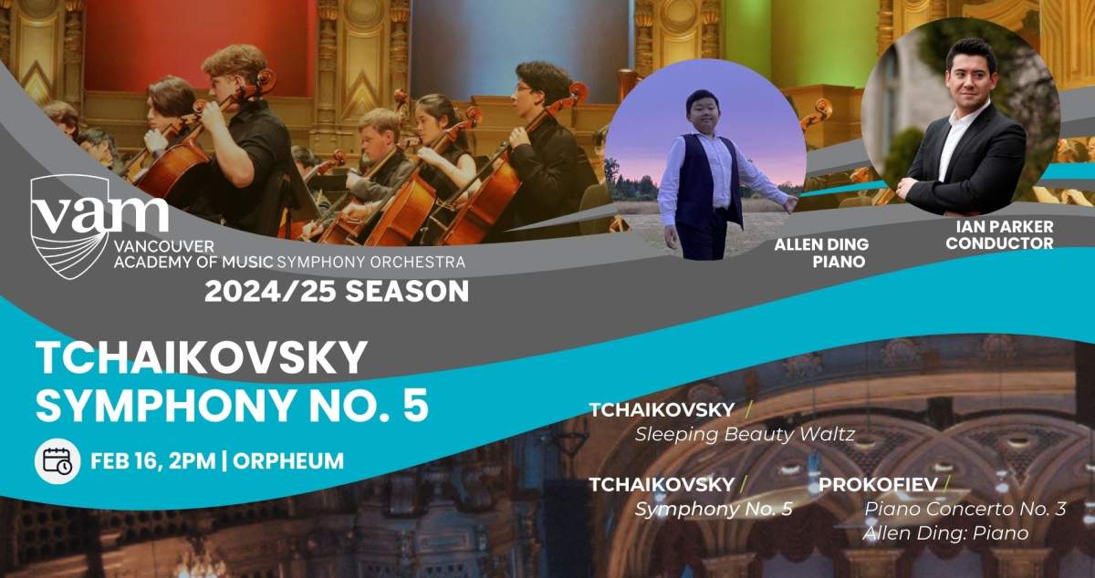 VAM Symphony Orchestra – Tchaikovsky Symphony No. 5 - image
