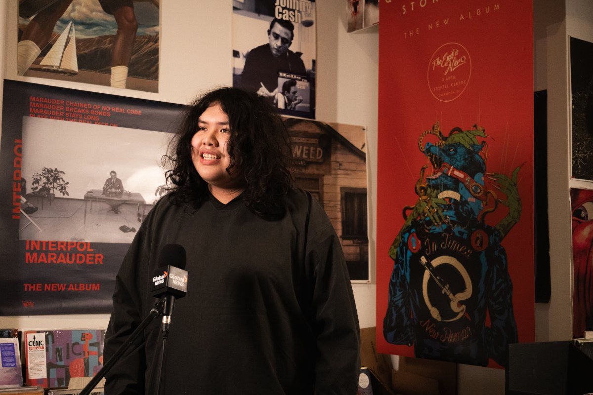 Franklin Benjoe is one of many shoppers who enjoy spending their time looking through records.