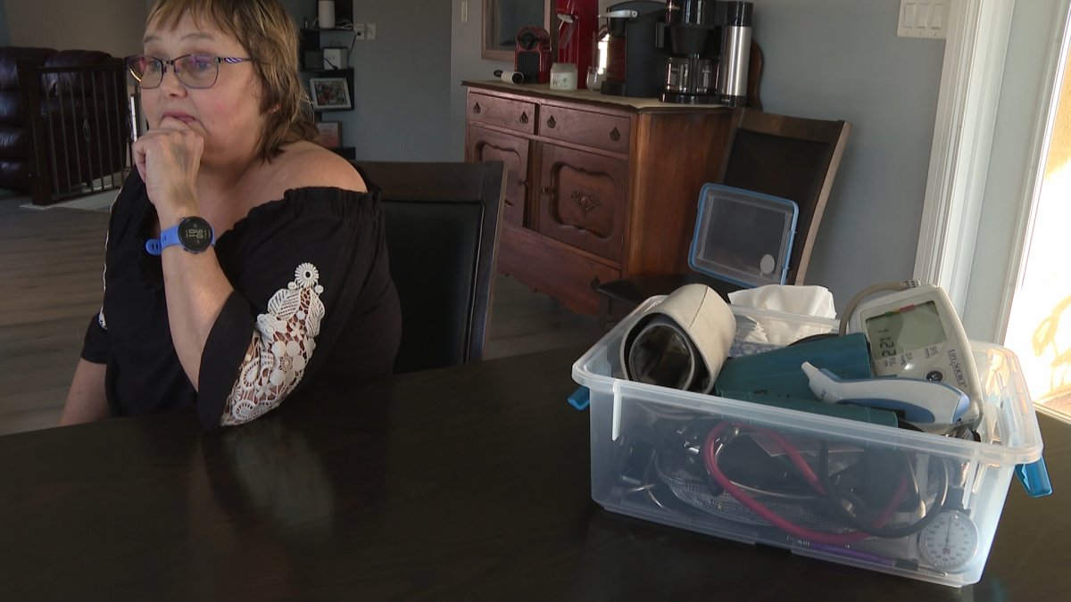 Rose Roll, a cancer patient from Taber, Alta., says being given a bed in a storage closet at Chinook Hopital in Lethbridge was inhumane and inmates get better treatment.