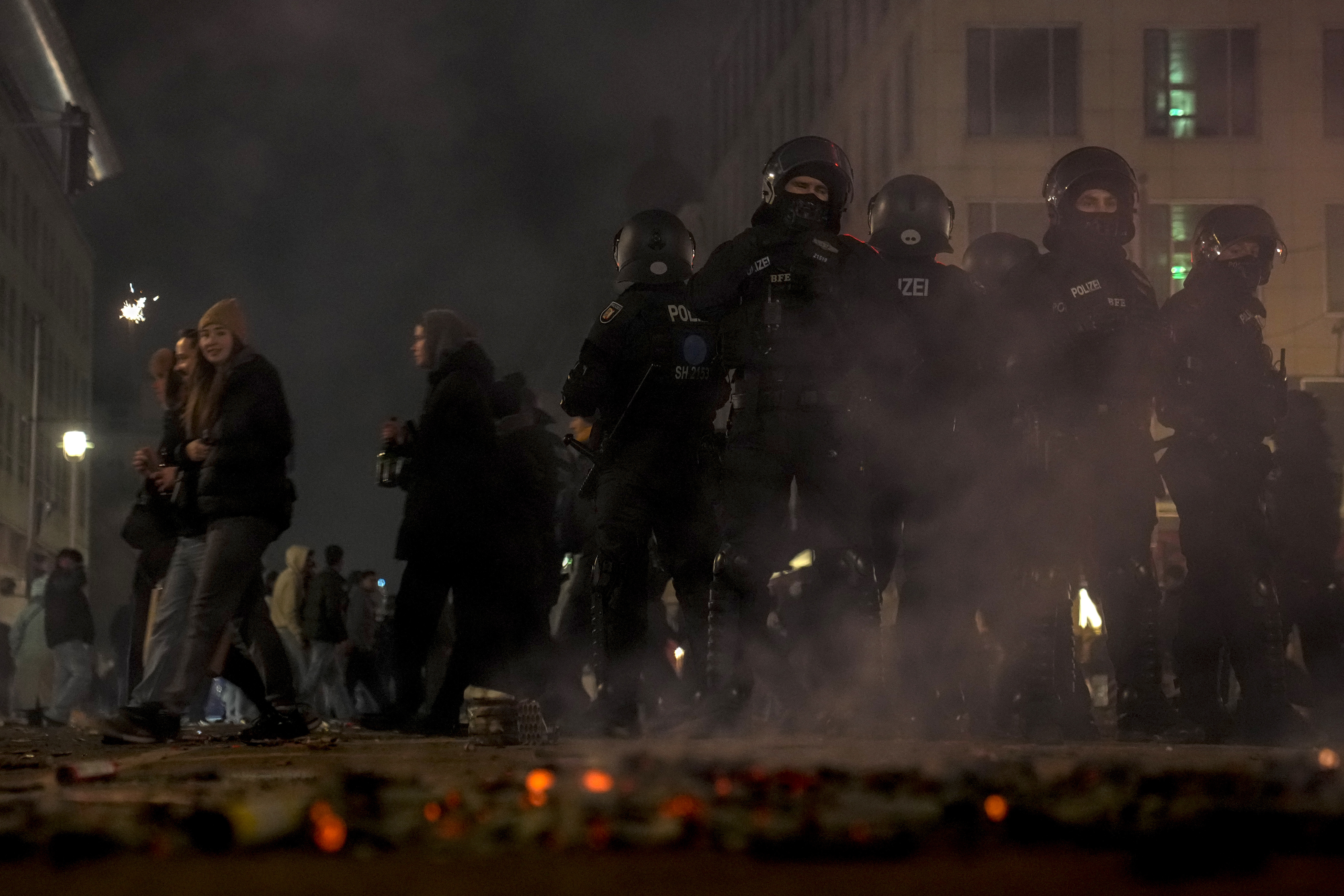 Hundreds arrested in Germany after New Years fireworks turn violent