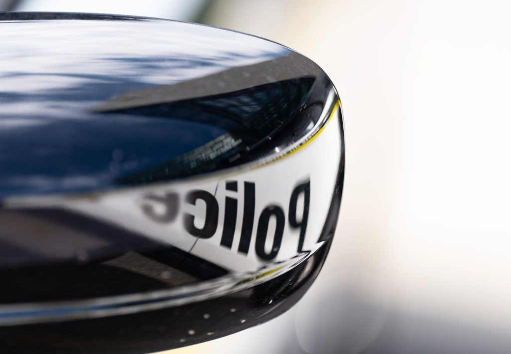 A Quebec provincial police is shown.