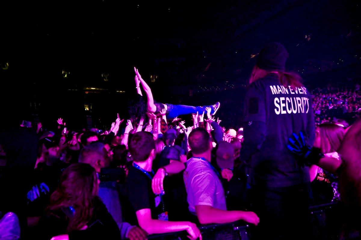 Sum 41 crowd shot Scotiabank Arena January 2025