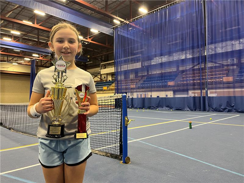 10-year-old N.B. tennis standout looking for more indoor training facilities