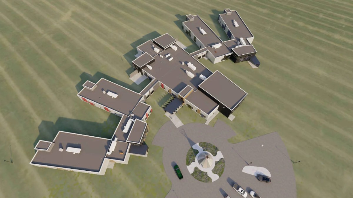 Rendering of the Blood Tribe Recovery Community that will be located just outside of Cardston.