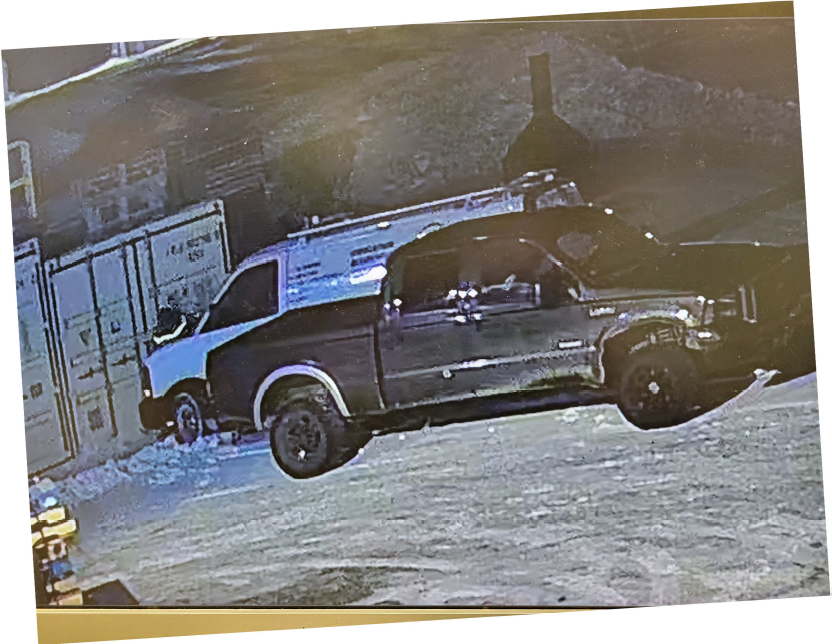 This vehicle was also seen at the scene of the break-in.