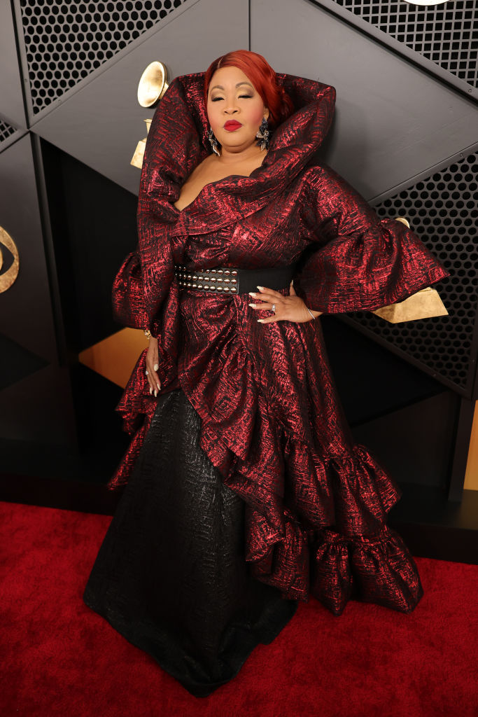 Karen Slack attends the 67th Annual GRAMMY Awards at Crypto.com Arena on February 02, 2025 in Los Angeles, California.