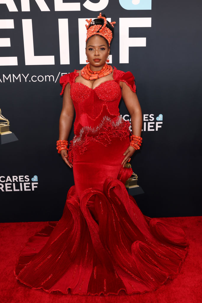 Yemi Alade attends the 67th Annual GRAMMY Awards on February 02, 2025 in Los Angeles, California.