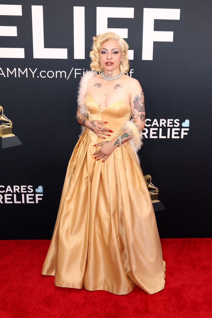 Mon Laferte attends the 67th Annual GRAMMY Awards at Crypto.com Arena on February 02, 2025 in Los Angeles, California.