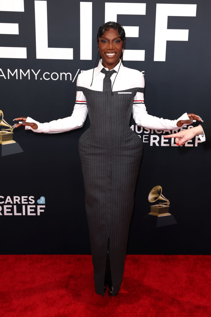 Doechii attends the 67th Annual GRAMMY Awards at Crypto.com Arena on February 02, 2025 in Los Angeles, California.