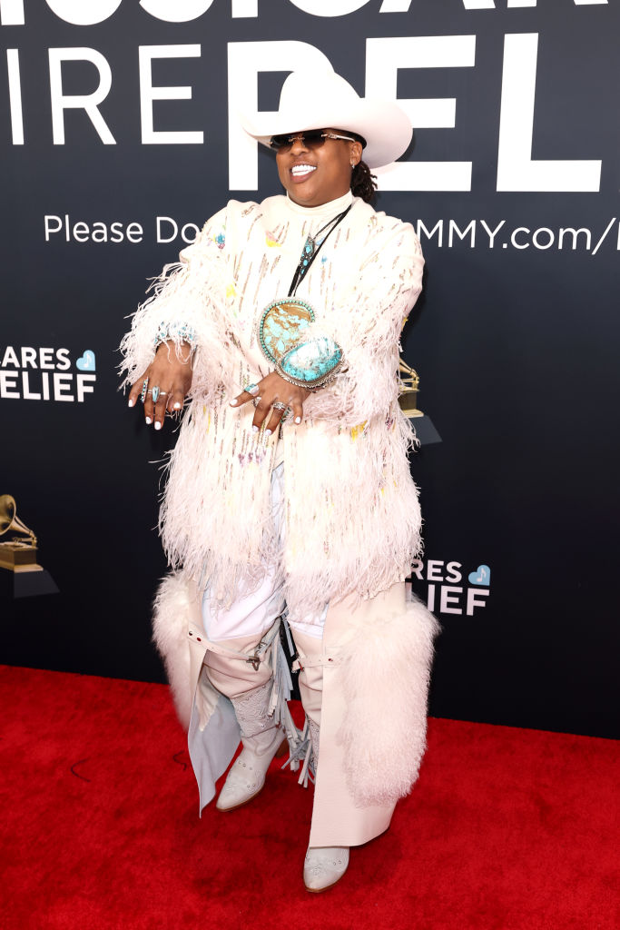 Atia Boggs attends the 67th Annual GRAMMY Awards on February 02, 2025 in Los Angeles, California.