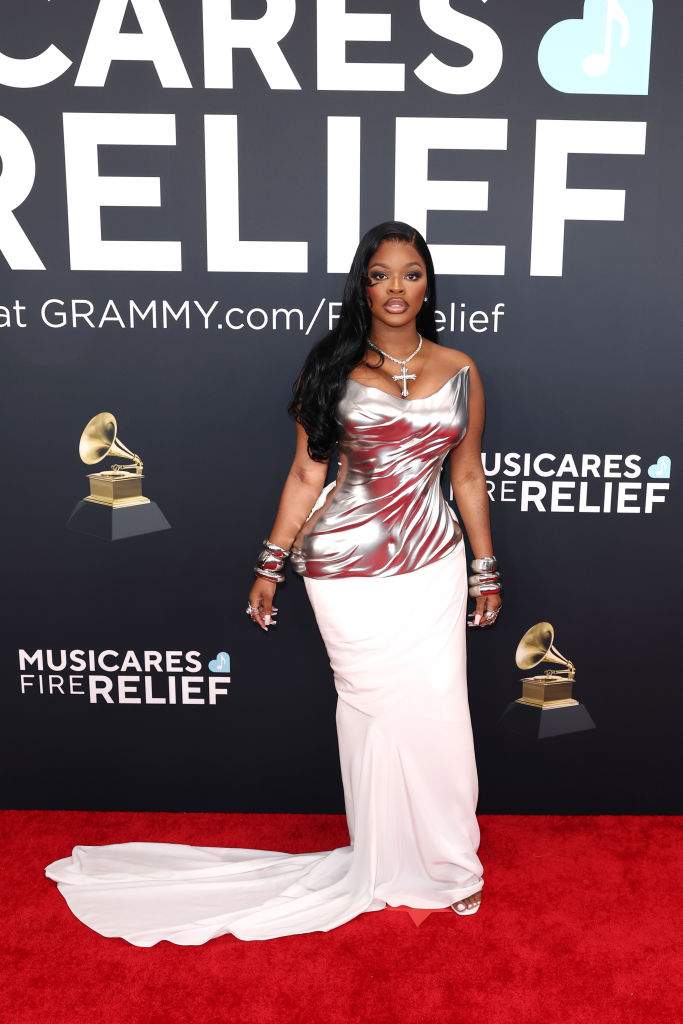 JT attends the 67th Annual GRAMMY Awards on February 02, 2025 in Los Angeles, California.