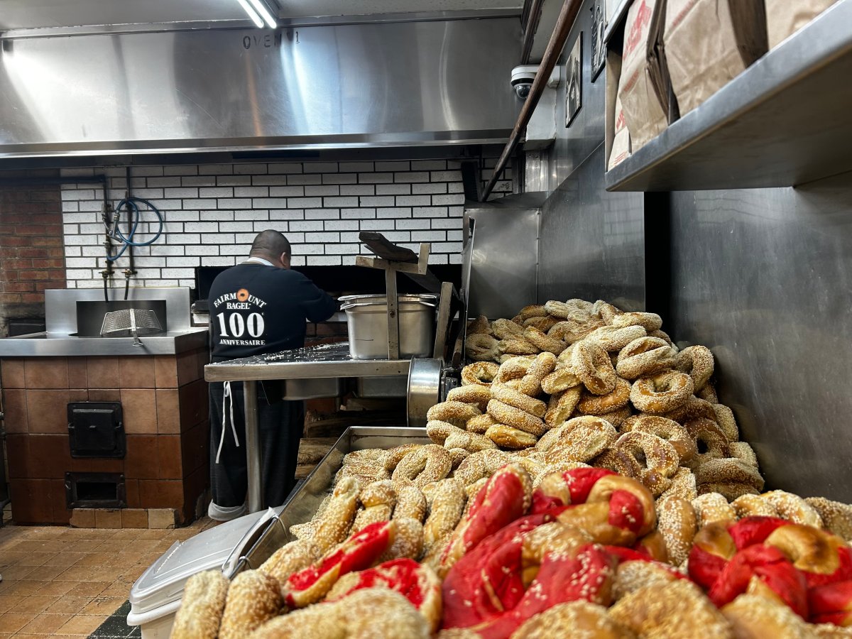 Fairmont Bagel, a beloved shop in Montreal, began selling its patriotic red-and-white Canada Bagel to deliver a message south of the border.