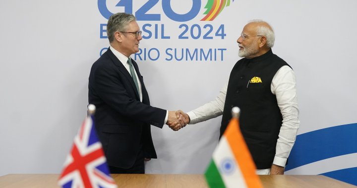 As Trump tariffs loom, India, Britain step up trade talks