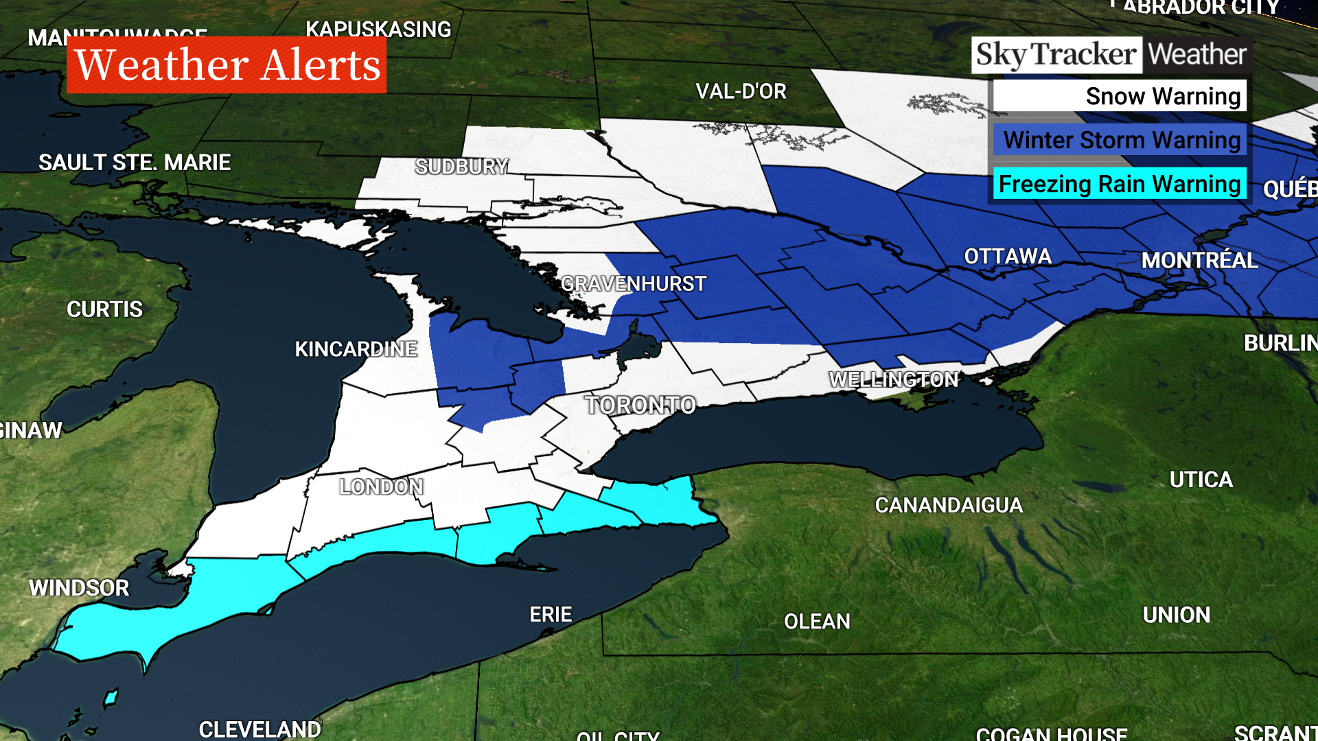 Winter storm to hit large swath of southern Ontario with 40 cm possible