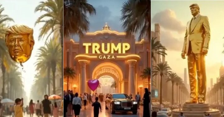 Donald Trump shares AI-generated video of ‘Gaza’ to Truth Social