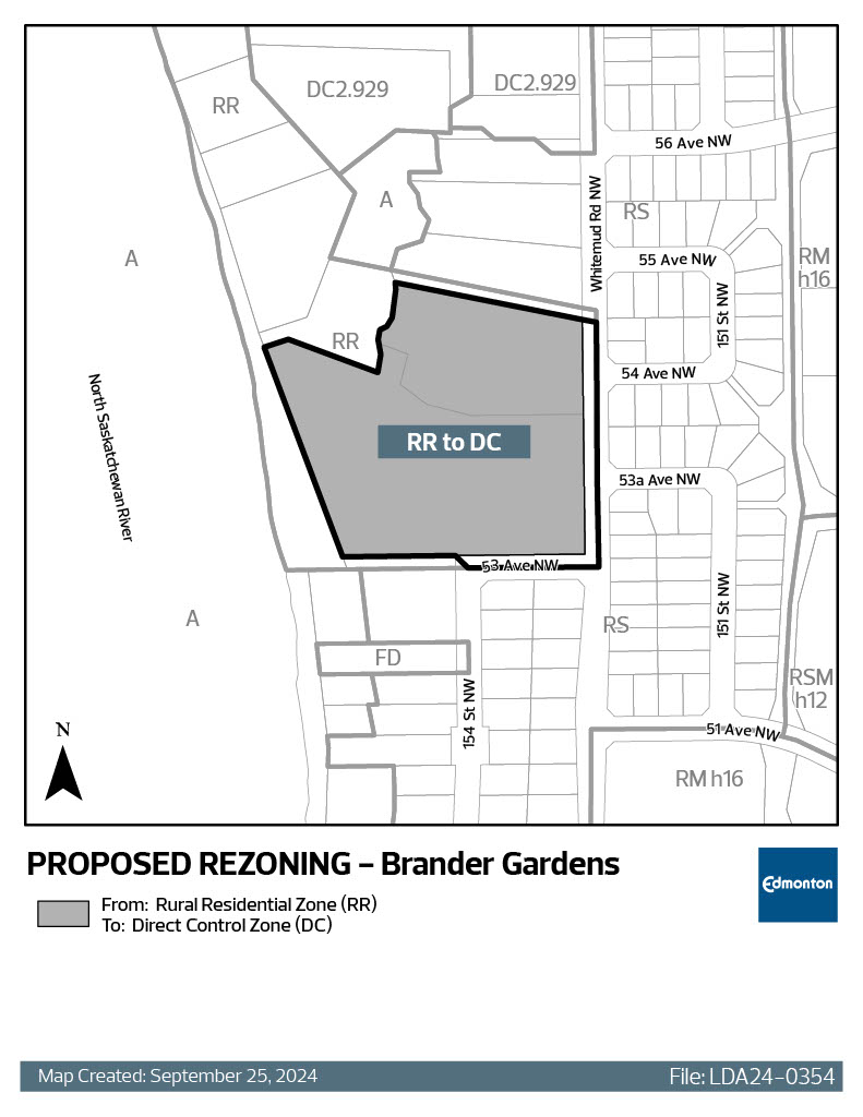 The property where the Edmonton Nordic spa could be built.