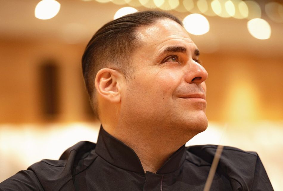 A photo of Jean-Marie Zeitouni that was posted on X by the Edmonton Symphony Orchestra after it named him as its new music director.