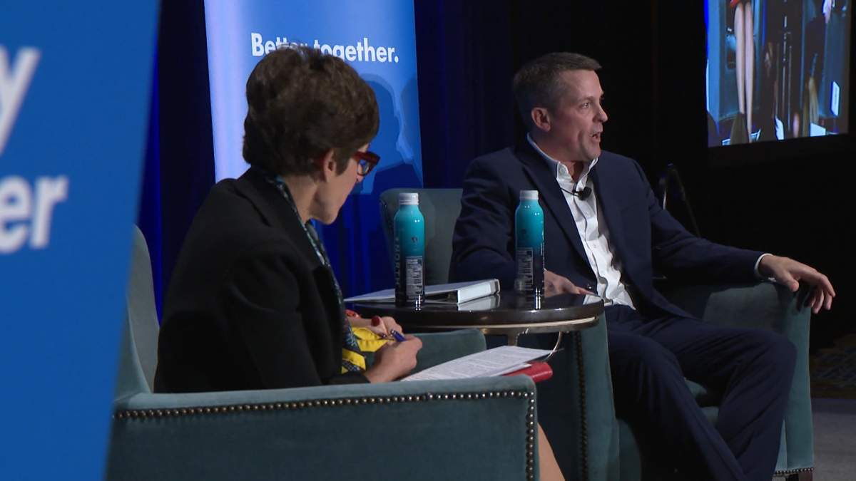 Alberta Finance Minister Nate Horner defended his new budget at a luncheon hosted by the Calgary Chamber of Commerce on Friday.