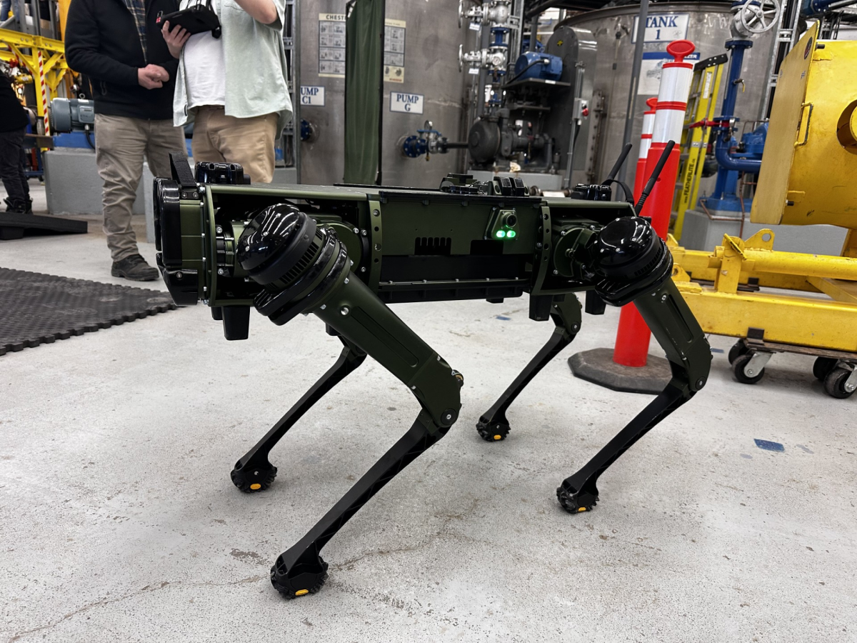 The robotic dog’s given name is Vision 60 Q-UGVs, or quadrupedal unmanned ground vehicle.