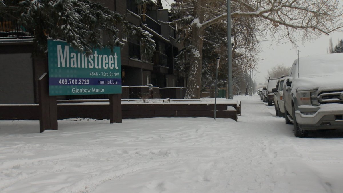 Michelle Bradley, who lives in this apartment building in northwest Calgary, says she first complained about not having enough heat in her apartment on January 20 and despite the extreme cold the city is experiencing this week, she's still waiting for the problem to be fixed.