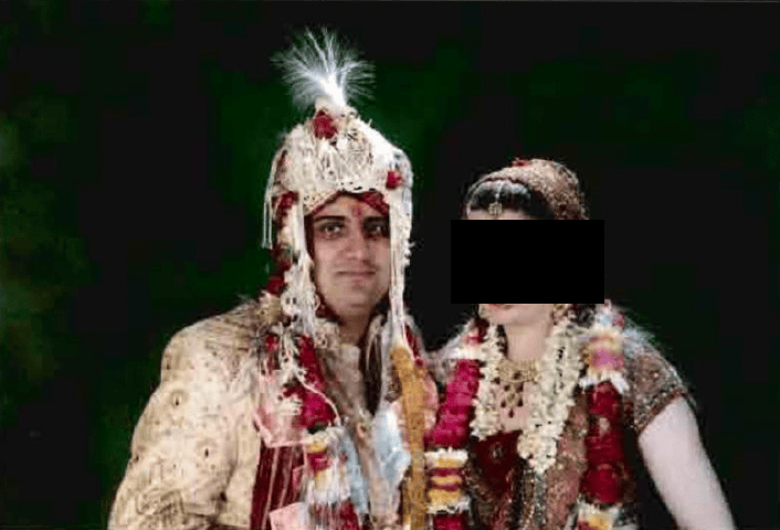 Ankit Srivastava married a Canadian woman in India in 2009.