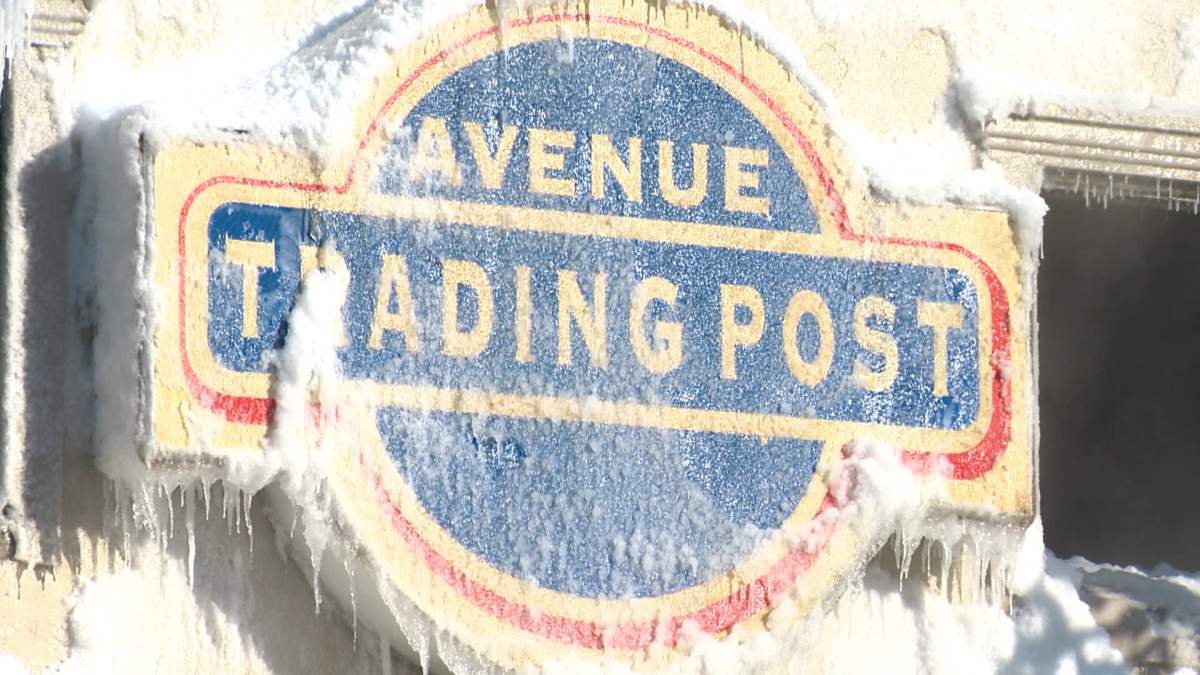 So far there's no word on what cause the fire at the Avenue Trading Post in Edmonton.