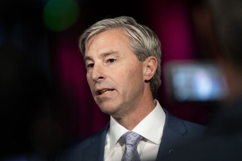 FILE - Nova Scotia Premier Tim Houston says he will take over the energy department from Trevor Boudreau, adding to his existing roles as minister of intergovernmental affairs and minister of trade.