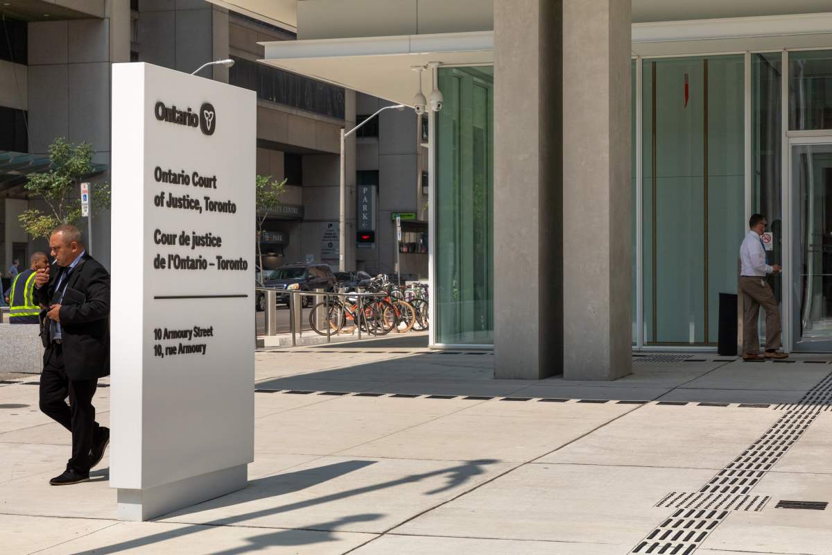 Amir Arvahi Azar appeared on Monday at the Armoury Court in Toronto to face 29 counts, mostly hate-related. THE CANADIAN PRESS IMAGES/Colin N. Perkel.