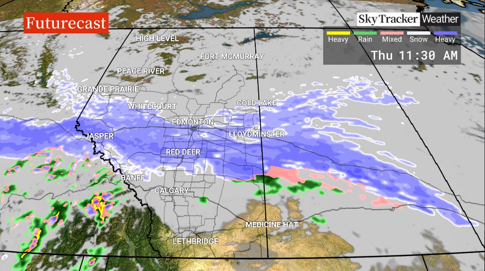 Lousy Smarch weather: Wet snow, freezing rain expected in Alberta - image